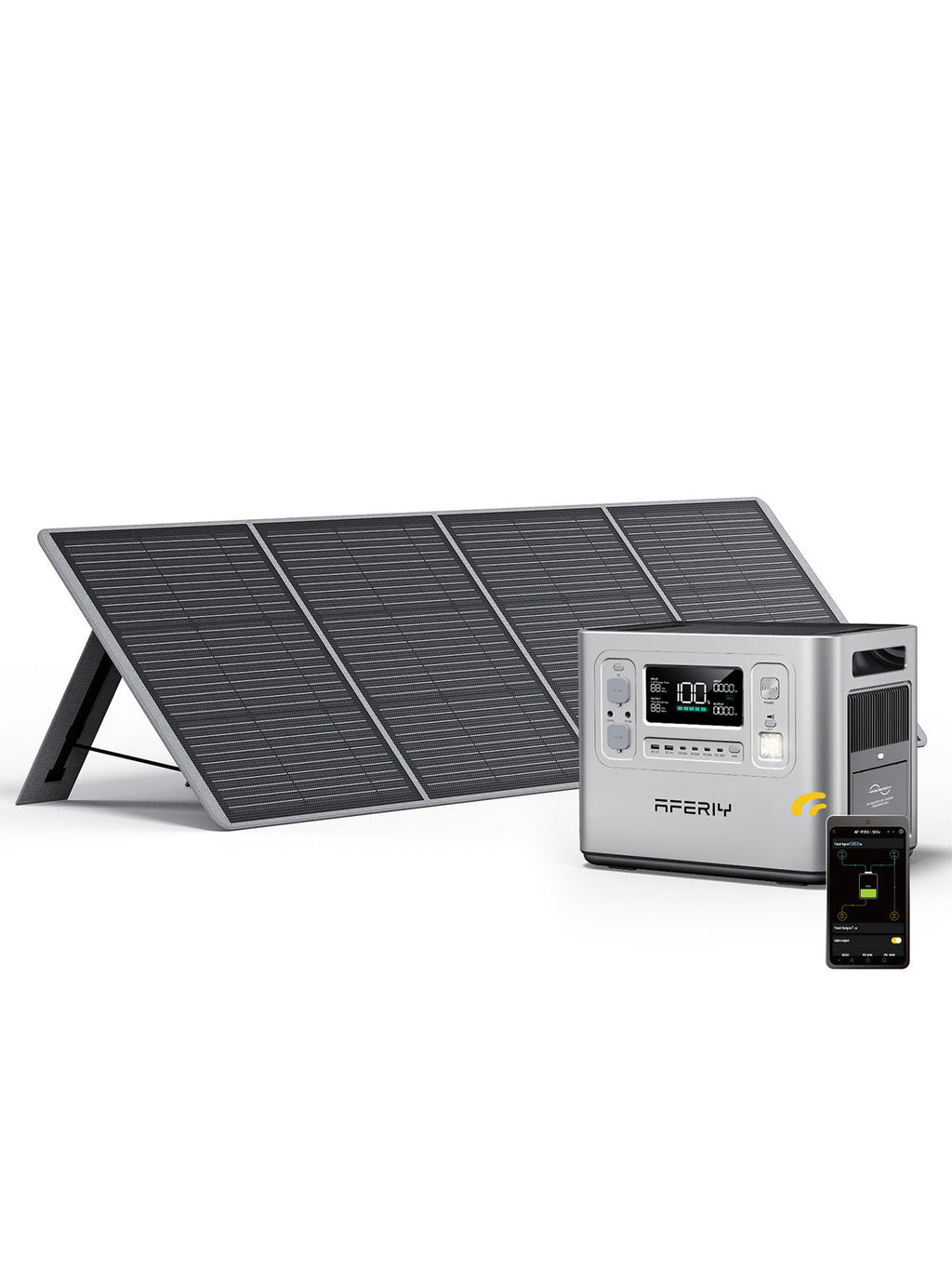 AFERIY P210 Portable Power Station – 2400W / 2048Wh – Silver