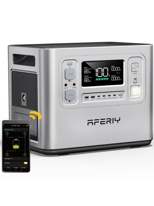 AFERIY P210 2400W 2048Wh Silver Portable Power Station