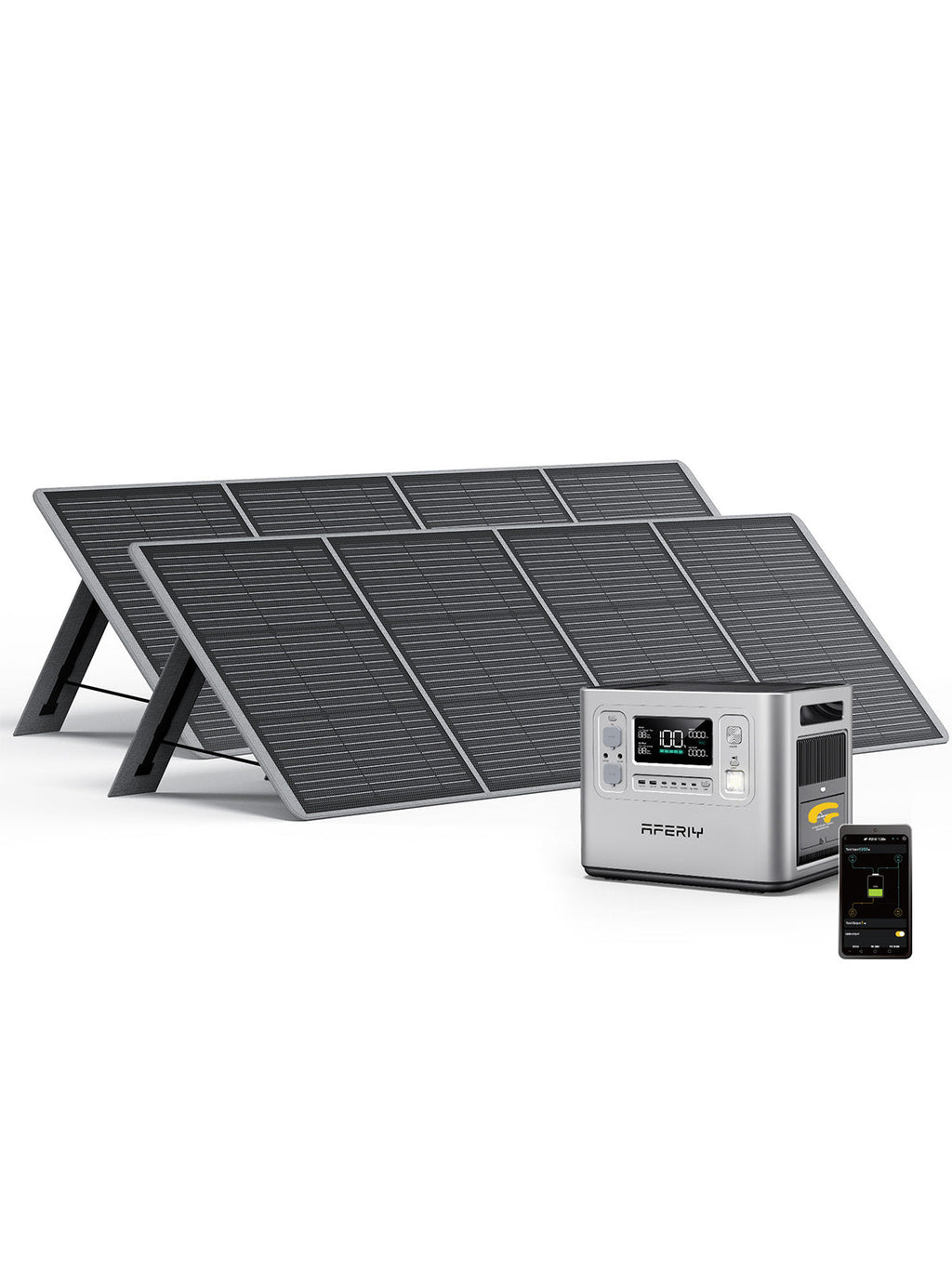 AFERIY P210 Portable Power Station – 2400W / 2048Wh – Silver