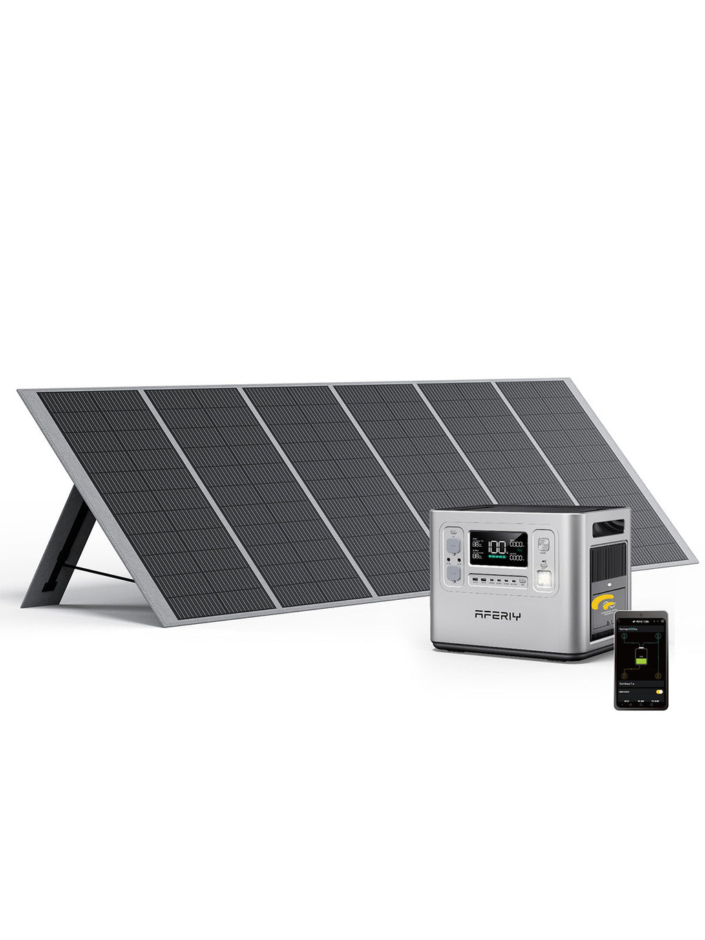 AFERIY P210 Portable Power Station – 2400W / 2048Wh – Silver
