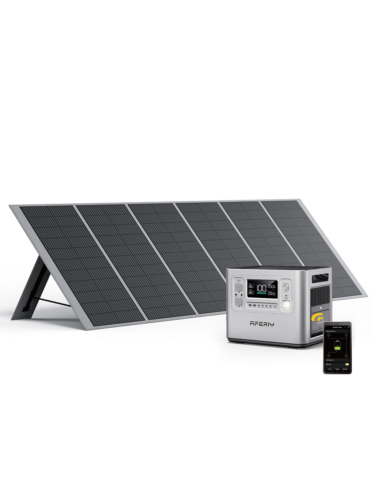 AFERIY P210 Portable Power Station – 2400W / 2048Wh – Silver