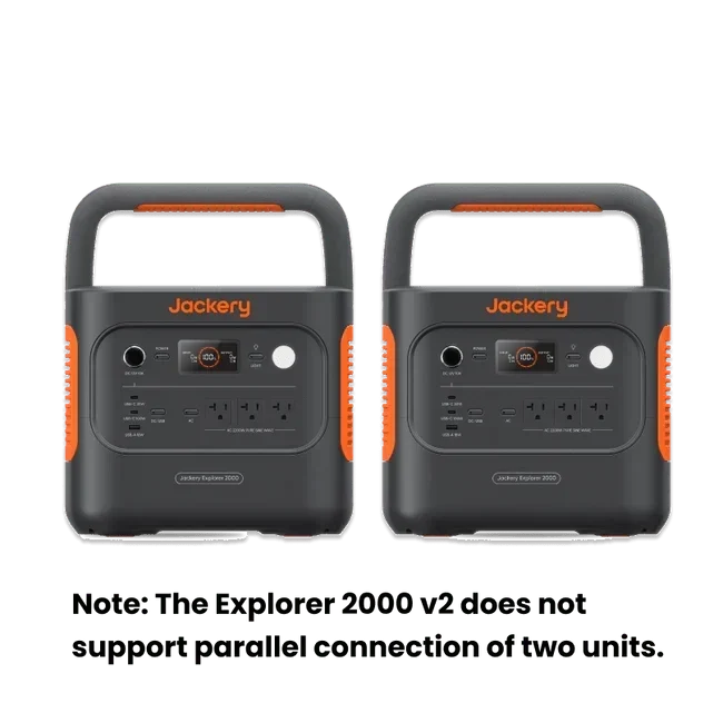 2 x Jackery Solar Generator 2000 v2 + 2 x SolarSaga 200W Portable Solar Panel