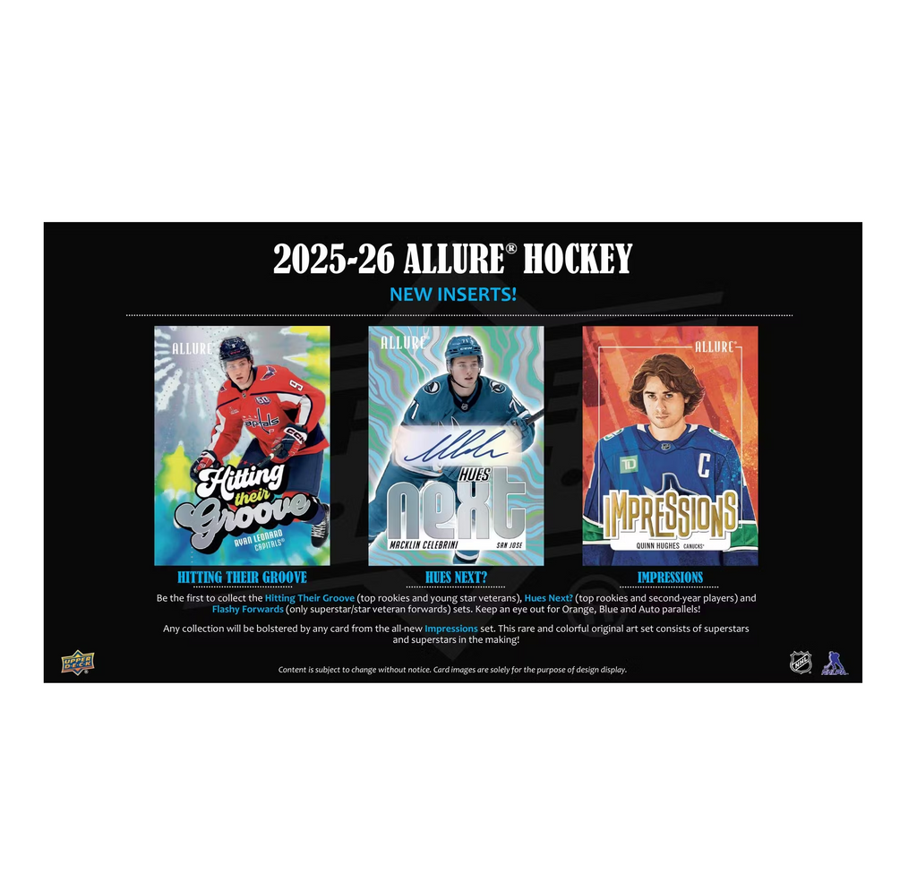 2025-26 Upper Deck Allure Hockey Blaster Box