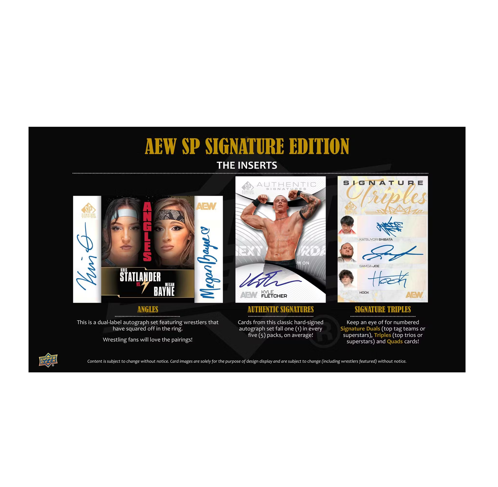 2025 Upper Deck SP Signature Edition AEW Wrestling Hobby 20-Box Case