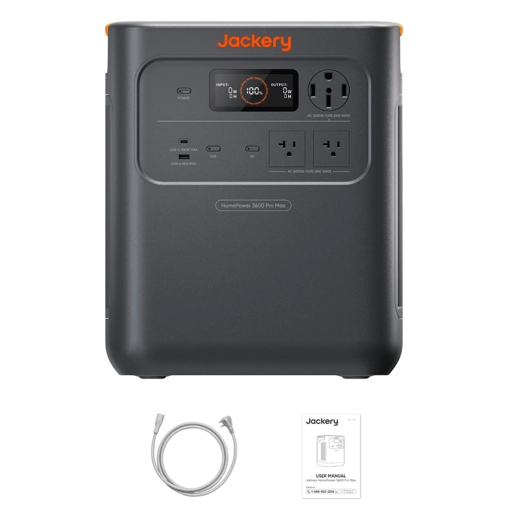 Jackery HomePower 3600 Pro Max Portable Power Station