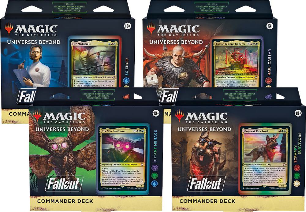 MTG: Fallout Commander Deck Display