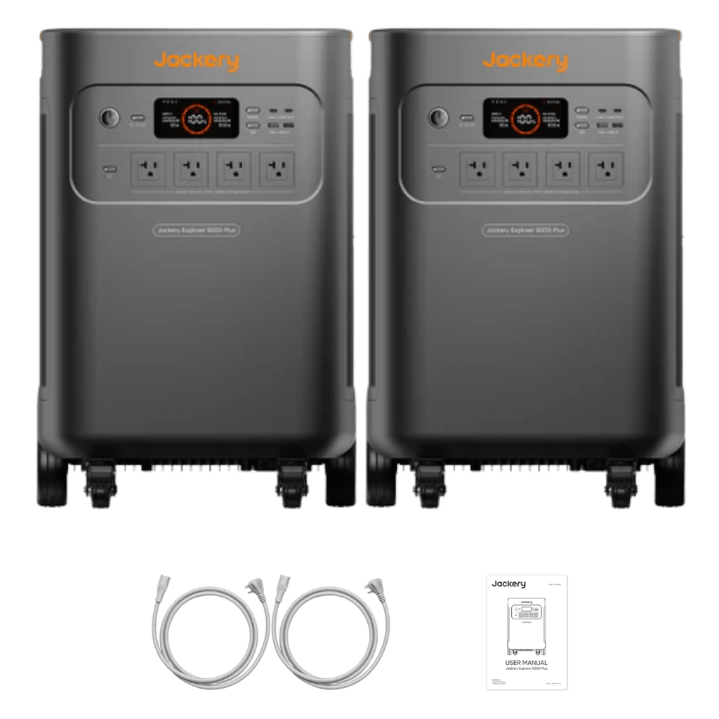 Jackery Explorer 5000 Plus Double Kit + Battery Pack 5000 Plus