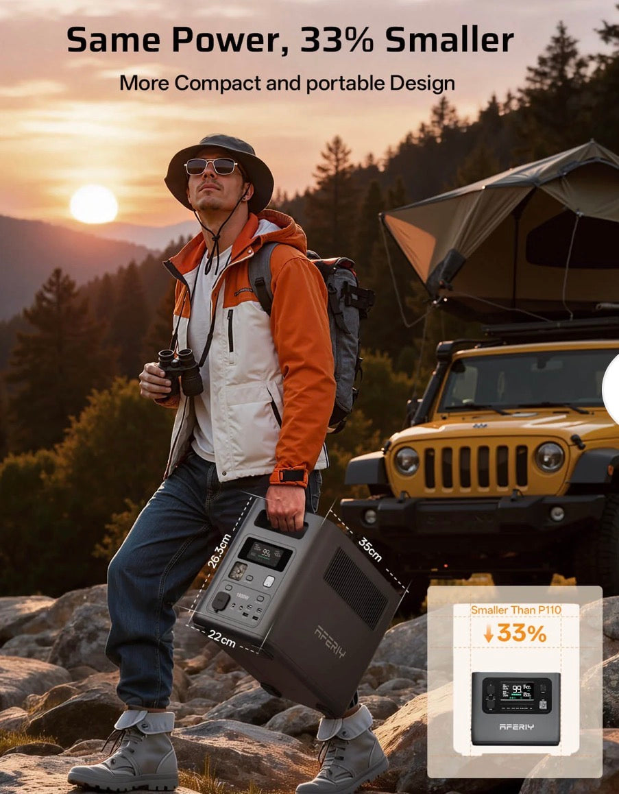 AFERIY Nomad1800 P180 Portable Power Station 1800W 1024Wh