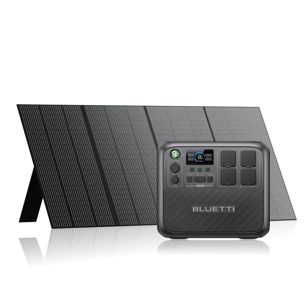 AC200L + 350W | 2,048 Wh Capacity | 350 W Solar Panel
