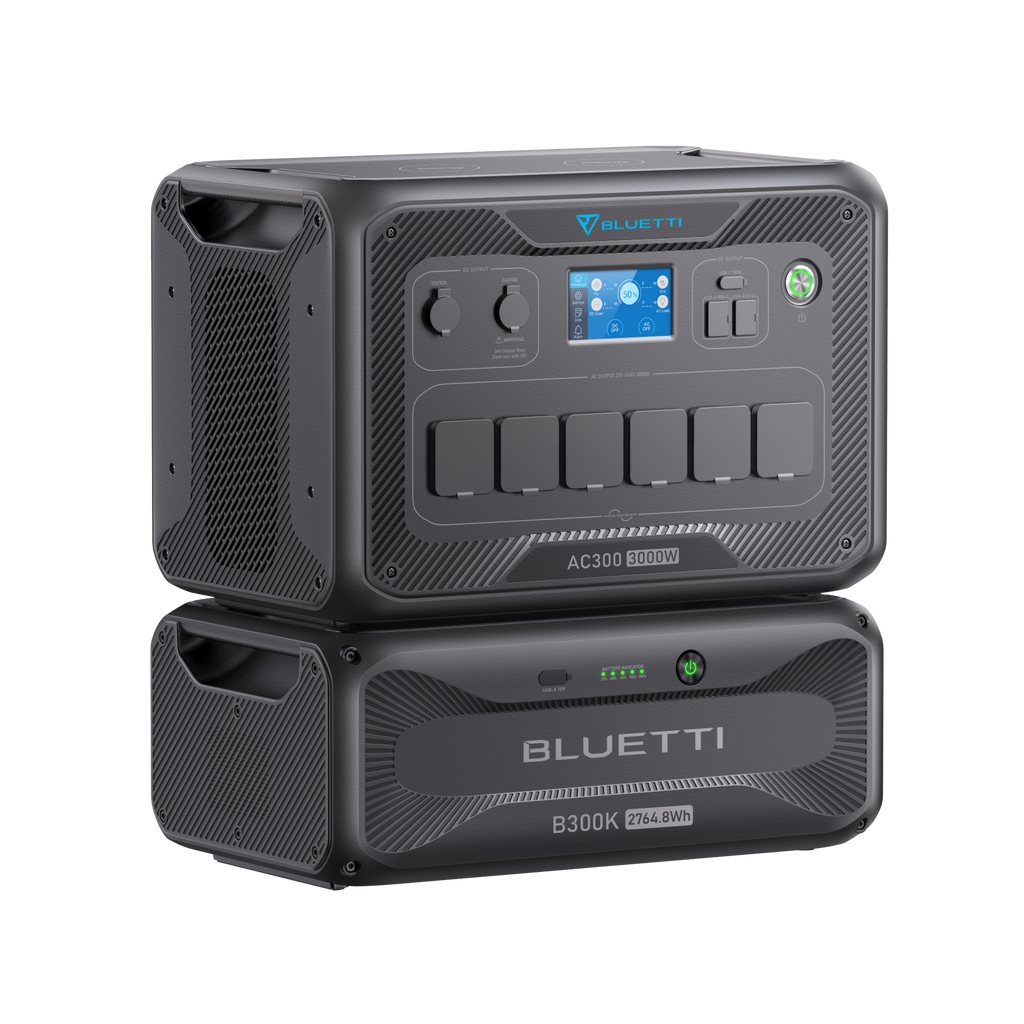 BLUETTI AC300 + B300K Home Battery Backup | 3,000W 2,764.8Wh