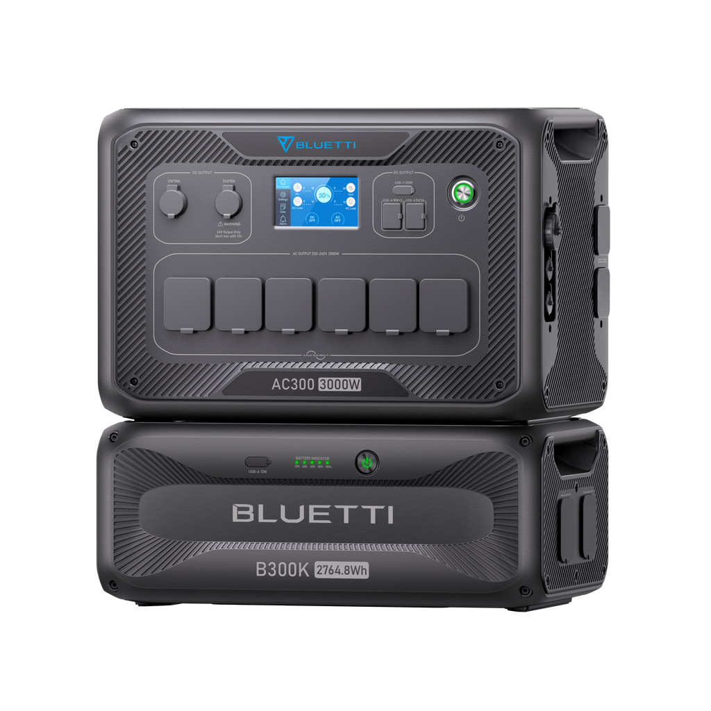 BLUETTI AC300 + B300K Home Battery Backup | 3,000W 2,764.8Wh