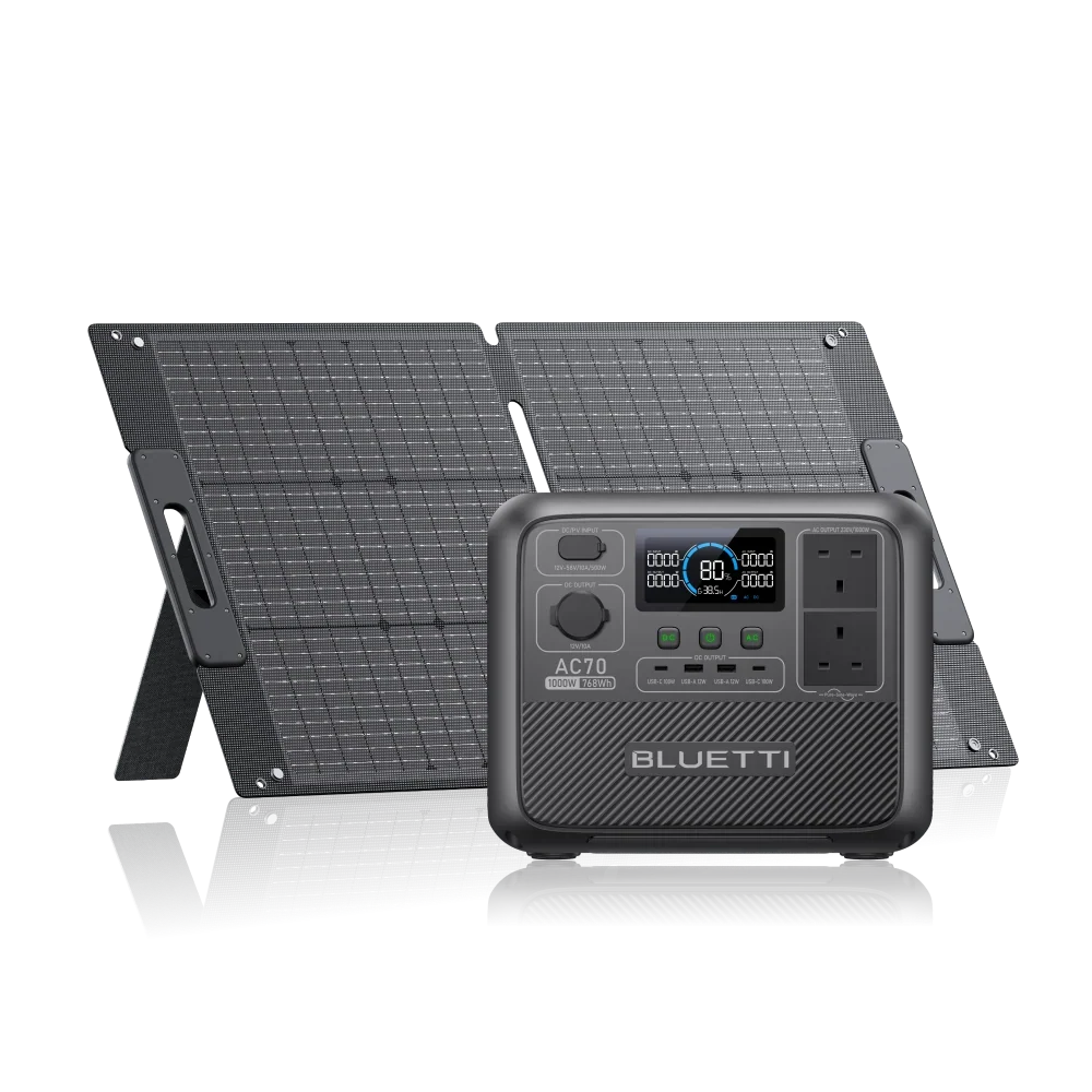 BLUETTI AC70 Portable Power Station | 1,000W 768Wh