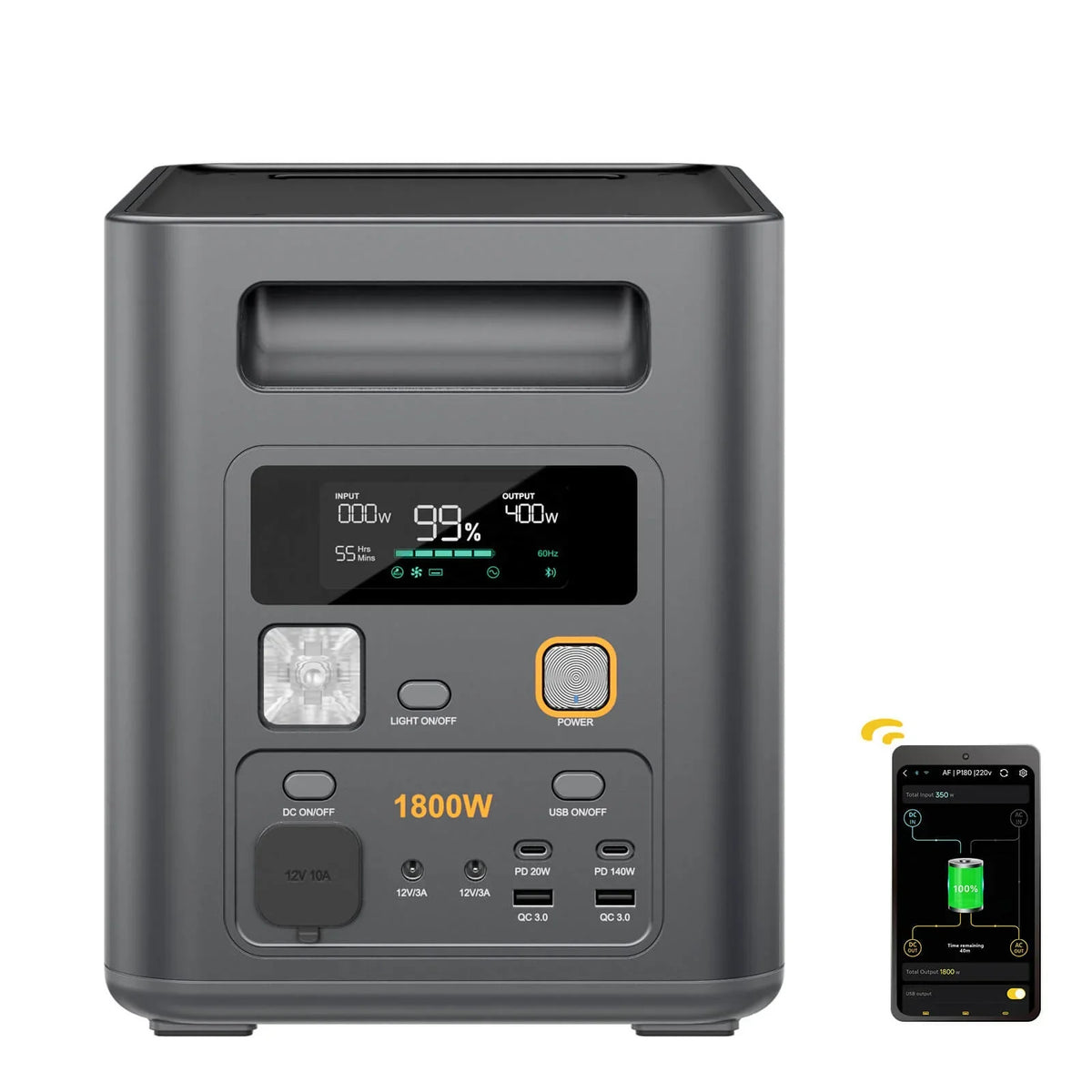 AFERIY Nomad1800 Pro Portable Power Station 1800W 1024Wh–5120Wh
