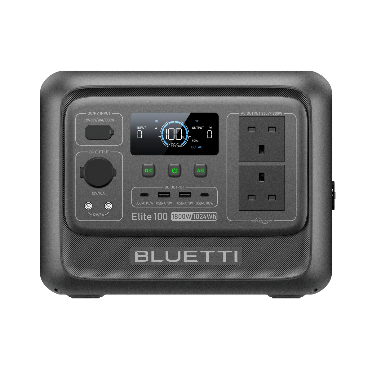 BLUETTI Elite 100 V2 Portable Power Station | 1,024Wh 1,800W