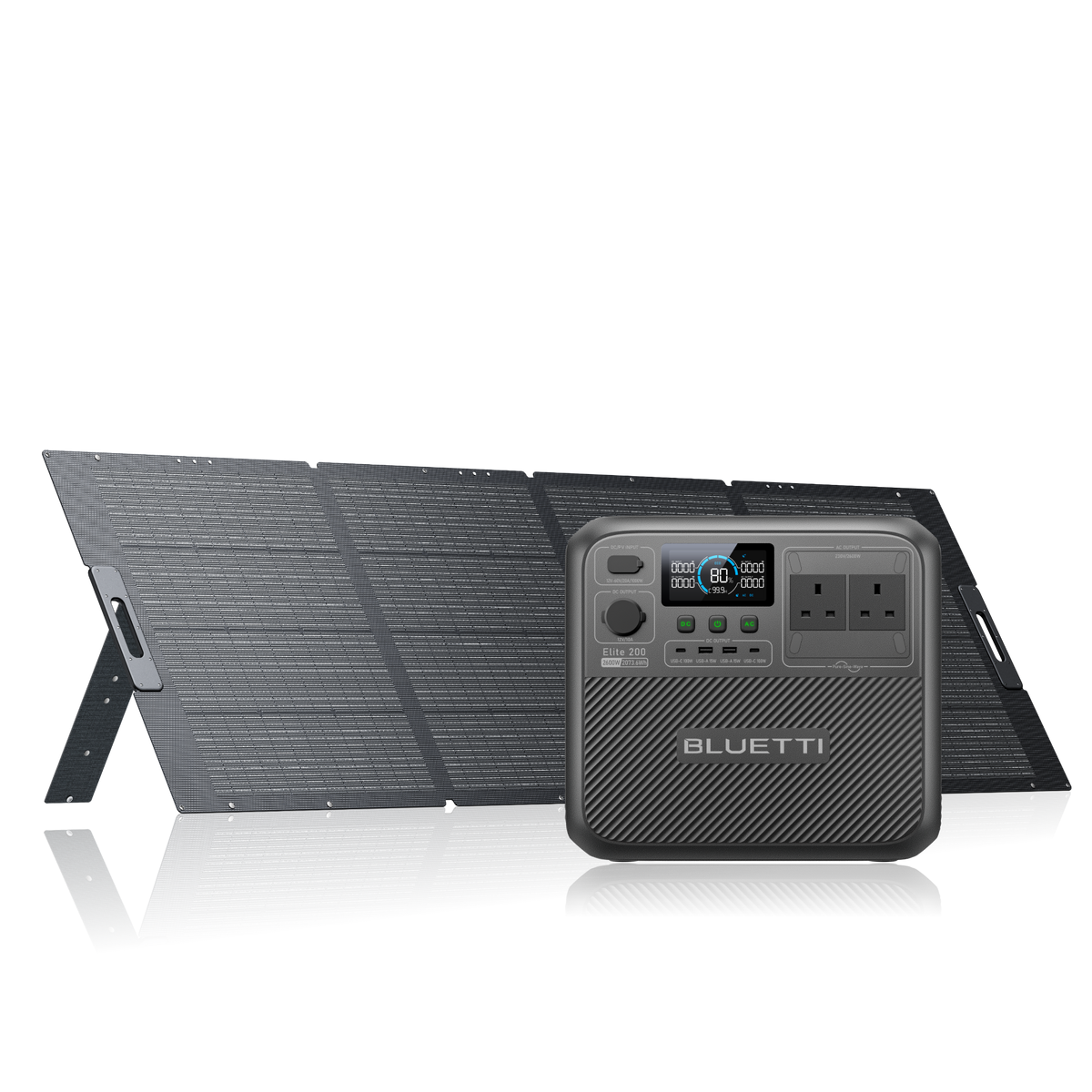 BLUETTI Elite 200 V2 Portable Power Station | 2,073.6Wh 2,600W