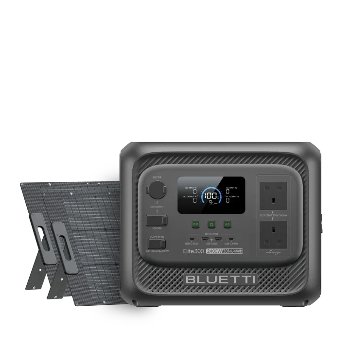 Elite 300 + 2*200W | 3,014.4 Wh Capacity | 2*200 W Solar Panel