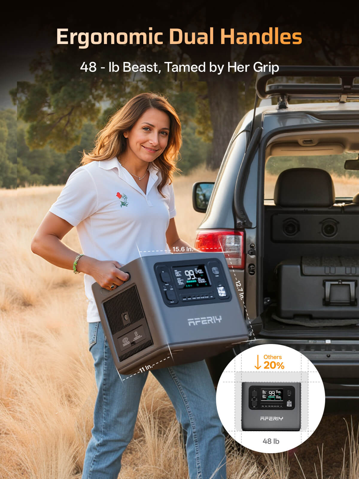 AFERIY P280 Portable Power Station With DC-DC 580W Charger