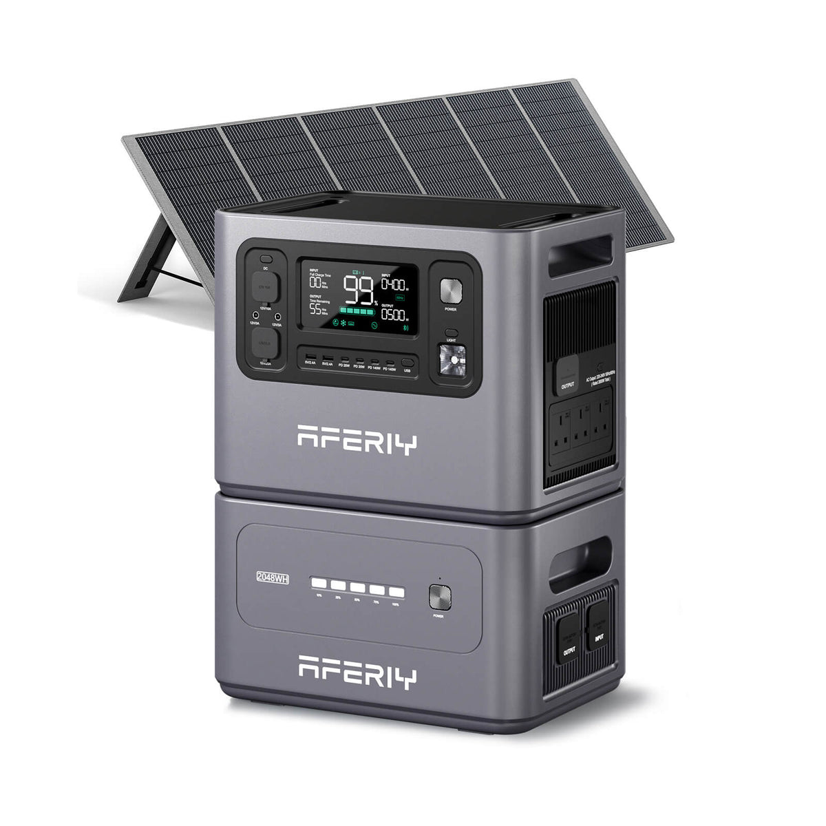 AFERIY P280 2800W Solar Generator Kit