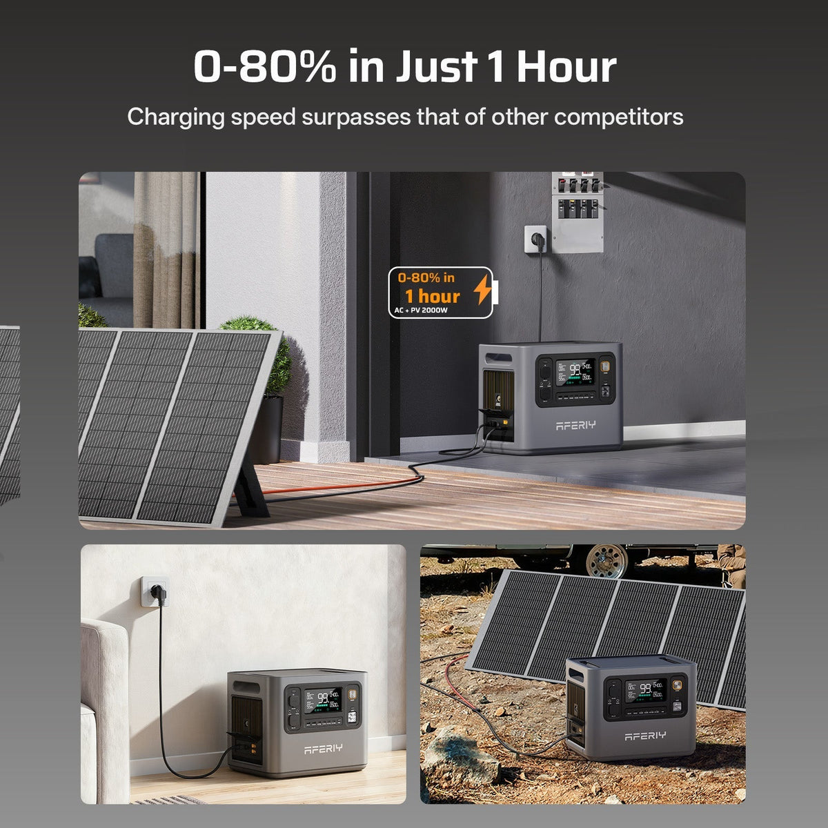 AFERIY P300 Portable Power Station – 3000W / 2048Wh