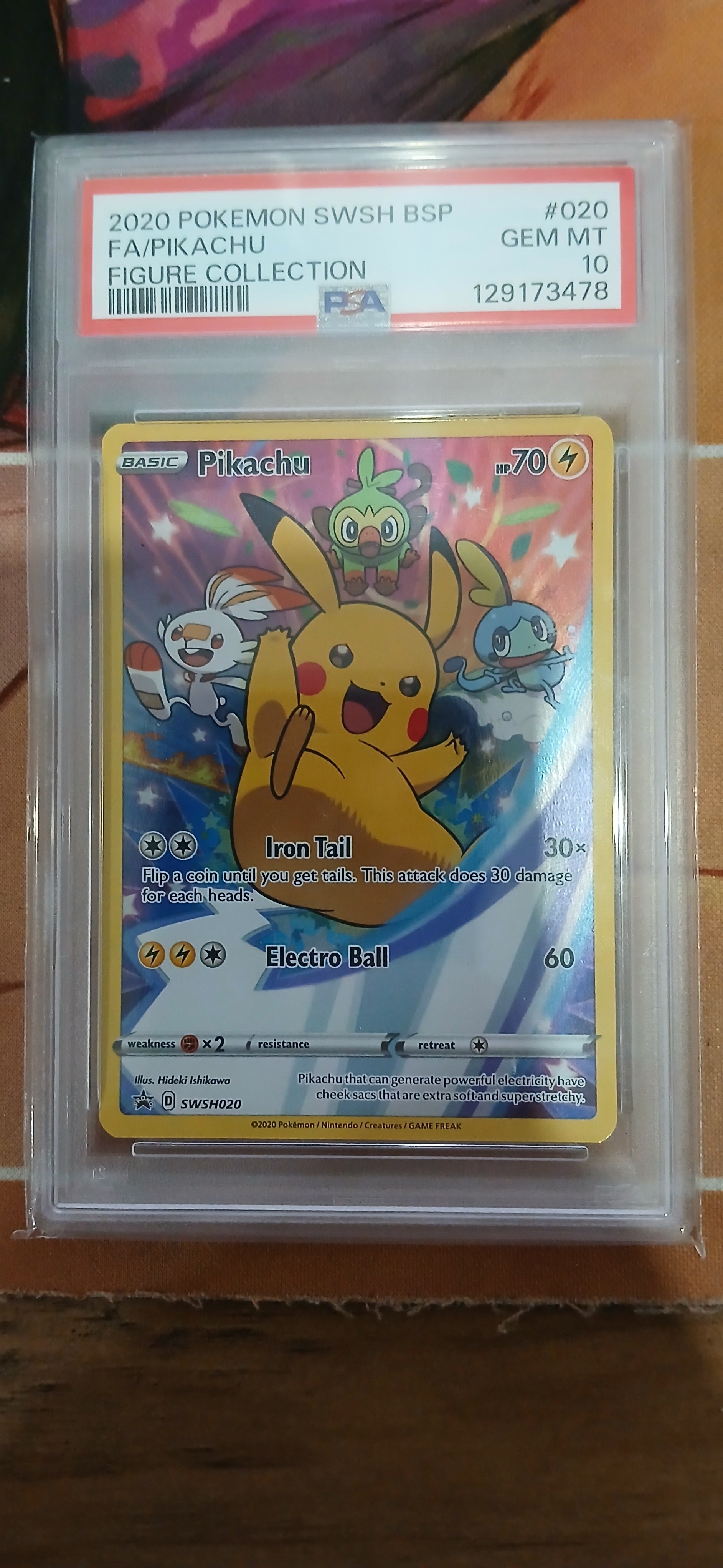 Pokemon: PSA 10 Full Art Figure Collection Pikachu