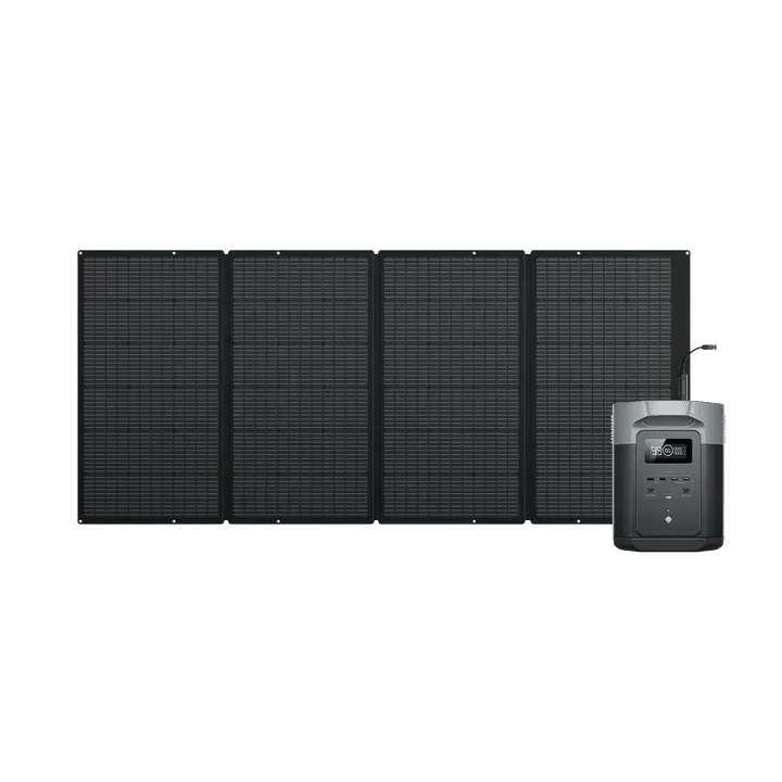 EcoFlow DELTA 2 Max + 160W Portable Solar Panel