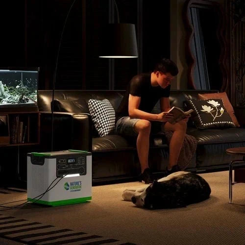 Natures Generator Lithium 3600 With Power Pod + 6 Circuit Transfer Switch