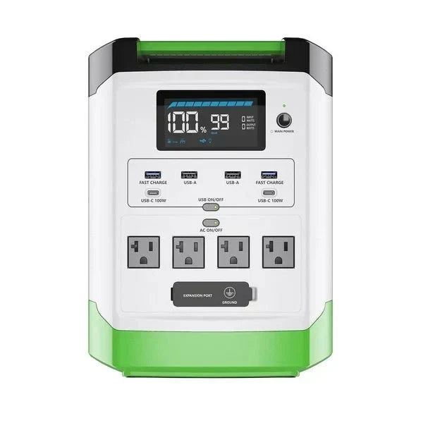 Natures Generator Lithium 1800 Solar Generator + 200W Folding Solar Panel