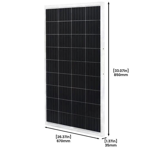 Natures Generator Lithium 3600 Solar Generator With 2 x 410W Monocrystalline Solar Panel
