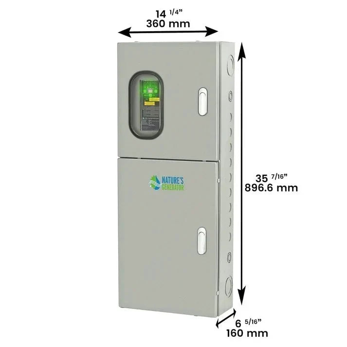 Natures Generator MyGrid 10K + Solar Battery + 125A Automatic Transfer Switch