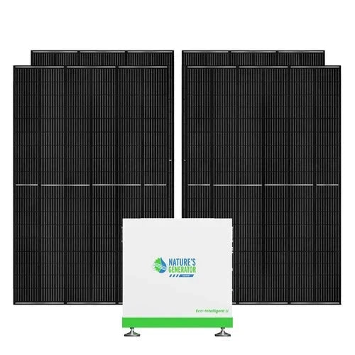 Natures Generator MyGrid 10K Solar Battery With 4 x 410W Rigid Solar Panels