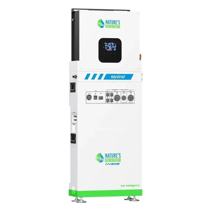Natures Generator MyGrid 10K Solar Generator + Solar Battery + 12 x Rigid 410W Solar Panel