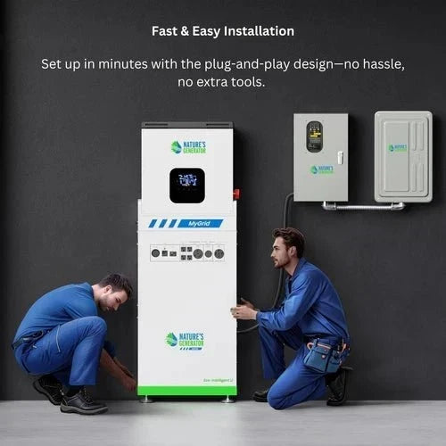 Natures Generator MyGrid 10K With 4 x 410W Rigid Solar Panel