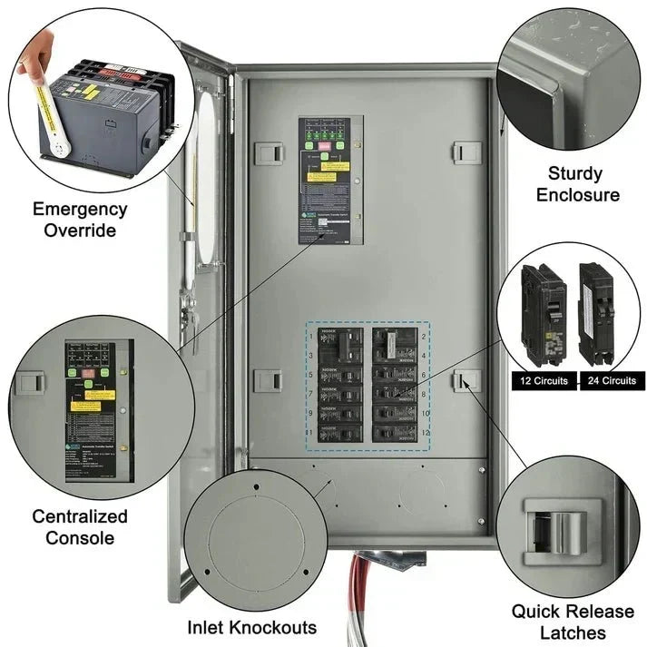 Natures Generator Pre-Wired 50A Automatic Transfer Switch